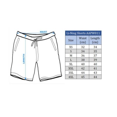 Li-Ning National Team Shorts AAPW011 Black
