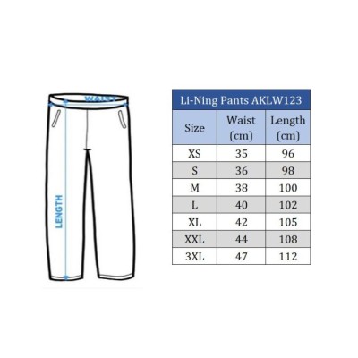 Li-Ning Pants AKLW123 Navy