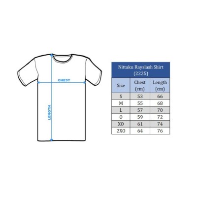 Nittaku Rayslash Shirt (2225) Black