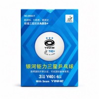 Yinhe Y40+ 3*** ITTF 6 Balls (seam)