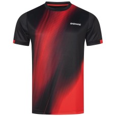 Donic T-Shirt Cream black/red
