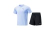 Li-Ning Set Shirt + Shorts AATU015-2C light blue