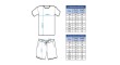 Li-Ning Set Shirt + Shorts AATU015-2C light blue