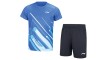 Li-Ning Set Shirt+Shorts AATU048-1C blue/black