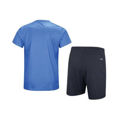 Li-Ning Set Shirt+Shorts AATU048-1C blue/black