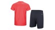 Li-Ning Set Shirt+Shorts AATU048-2C red/black