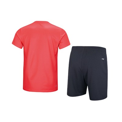 Li-Ning Set Shirt+Shorts AATU048-2C red/black