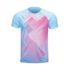 Li-Ning Shirt AAYU031-6C light blue/pink