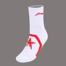 Li-Ning Socks AWLN059-1 white/red 24-26cm