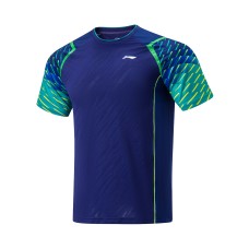 Li-Ning T-Shirt AAYU035-2C navy/green