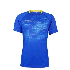 Li-Ning T-Shirt National Team AAYQ057-1 blue China