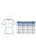 Li-Ning Women's T-Shirt National Team AAYQ046-1 crystal blue