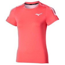 Mizuno Lady Daybreakers Printed Tee Calypso Coral
