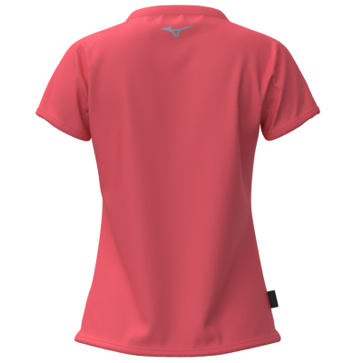 Mizuno Lady T-shirt Athletics RB Tee K2GAC701 Calipso Coral