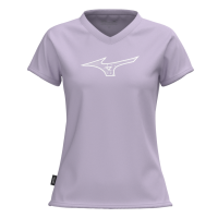 Mizuno Lady T-shirt Athletics RB Tee K2GAC701 Orchid Petal