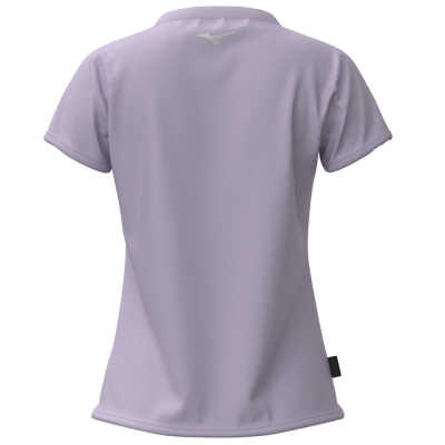 Mizuno Lady T-shirt Athletics RB Tee K2GAC701 Orchid Petal