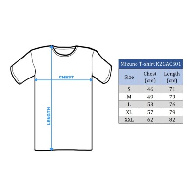 Mizuno T-shirt Athletics RB Tee K2GAC501 Baritone Blue