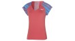 Mizuno T-shirt Printed Tee Lady's 62GA2800 tea rose