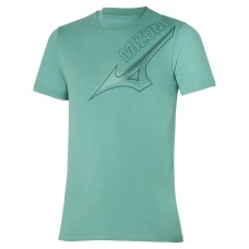 Mizuno T-shirt Release Graphic K2GAA502 mineral blue