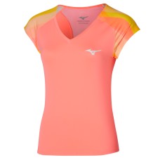 Mizuno T-shirt Release Printed Lady 62GAA700 candy coral