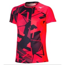 Mizuno T-shirt Shadow Graphic 62GAC50166 vibrant red