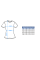 Nittaku Shirt Skytrick Lady (2208) blue