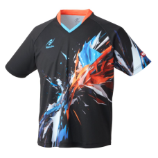 Nittaku T-shirt Bright Burst (2218) black