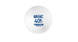 Tibhar Basic 40+ SYNTT NG (seam) 72 balls