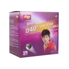 DHS D40+ 1* 120 Balls (seam)
