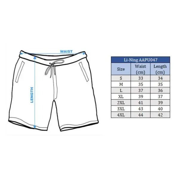 Li-Ning National Shorts AAPU047-1C black