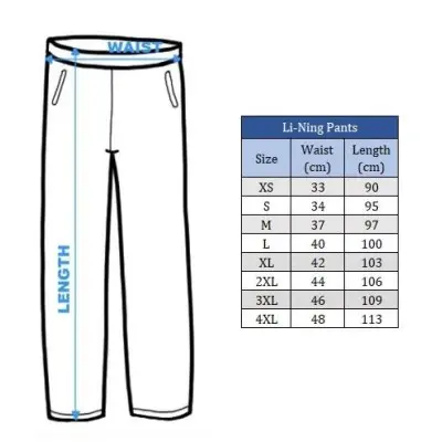 Li-Ning Pants AYKU774-2C blue