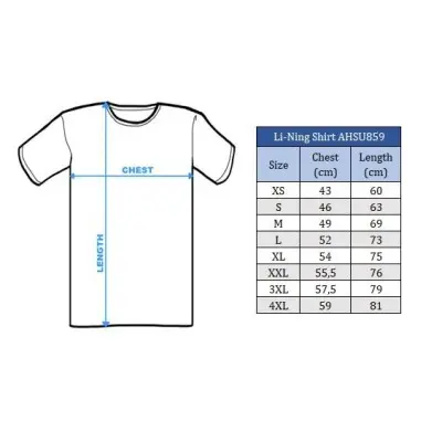 Li-Ning Shirt AHSU859-4C light blue