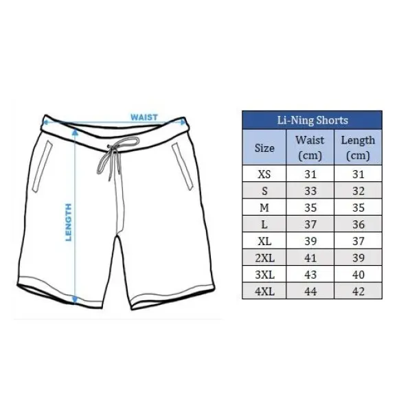 Li-Ning Shorts AAPU045-3C blue