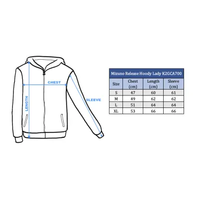 Mizuno Release Hoody Lady K2GCA700 patina green