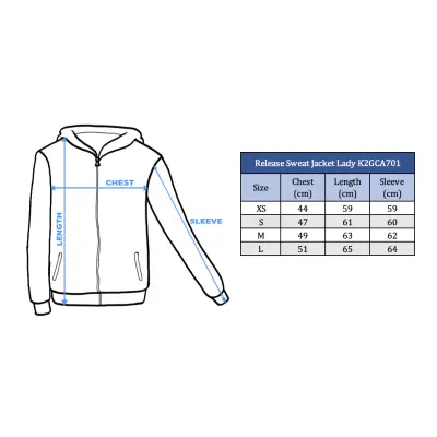 Mizuno Release Sweat Jacket Lady K2GCA701 nightshadow blue