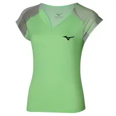 Mizuno T-shirt Release Printed Lady 62GAA700 techno green