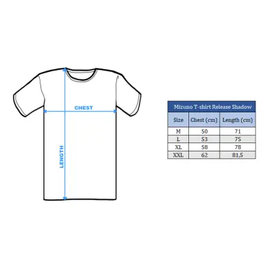 Mizuno T-shirt Release Shadow 62GAA501 calliste green