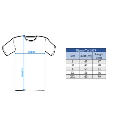 Mizuno T-shirt Tee K2GA1603 harbor blue