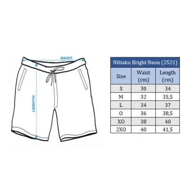Nittaku Shorts Bright Neon (2521) navy