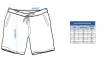 Nittaku Shorts Rumistar (2503) Blue