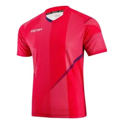 Victas V-Shirt 218 red/navy