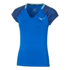 Mizuno Lady Mugen Printed Tee Mugen Blue