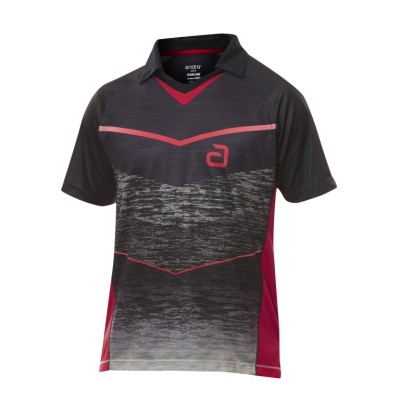 Andro Shirt Minto black/red