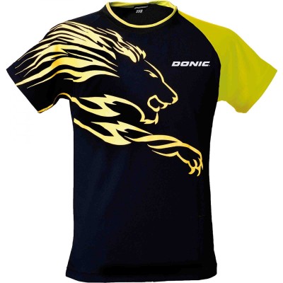 Donic T-shirt Lion black/yellow