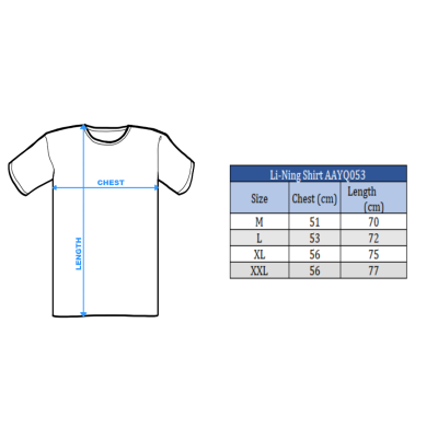 Li-Ning T-Shirt AAYQ053-1 blue