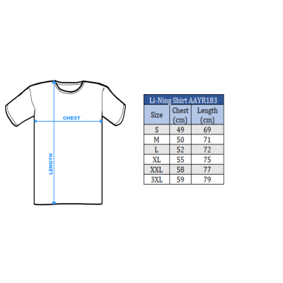 Li-Ning T-Shirt AAYR183-2 deep blue