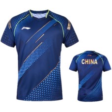 Li-Ning T-Shirt National Team AAYR181-2 deep blue China