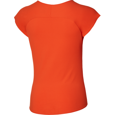 Mizuno T-shirt Lady Tee mandarin red