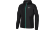 Mizuno Training Hoody Jacket black (green zipper)