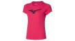 Mizuno T-shirt RB Logo Tee Lady's K2GA1803 rose red